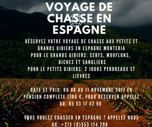 voyage de chasse en Espagne
